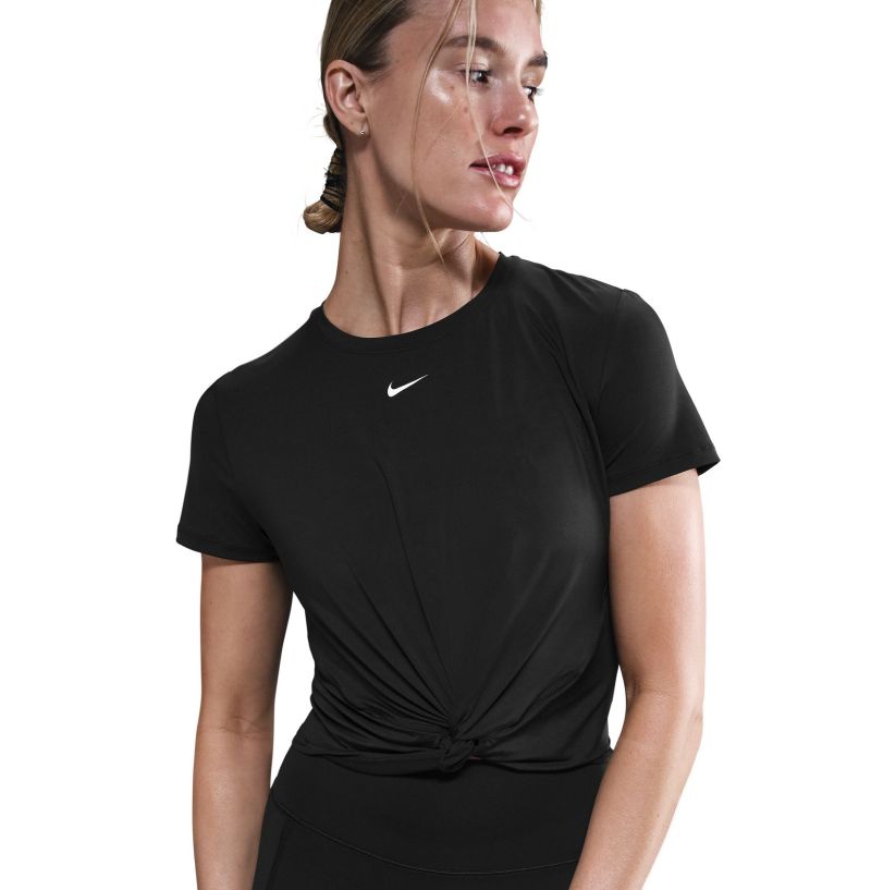 ★ Nike★ One Classic Dry Fit Short Sleeve Top W White Blac Nike One Classic Dri-FIT Short Sleeve Top Women - white
